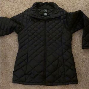 The North Face Quilted Black Snow Jacket